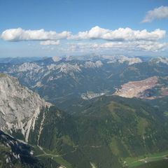 Flugwegposition um 14:54:34: Aufgenommen in der Nähe von Johnsbach, 8912 Johnsbach, Österreich in 2568 Meter